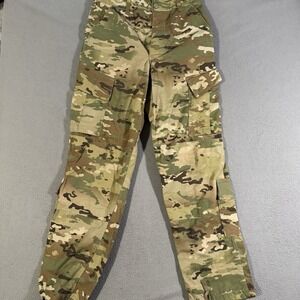 Vintage US Army Cargo Pants Mens Medium Green ACU Camo Trouser Uniform